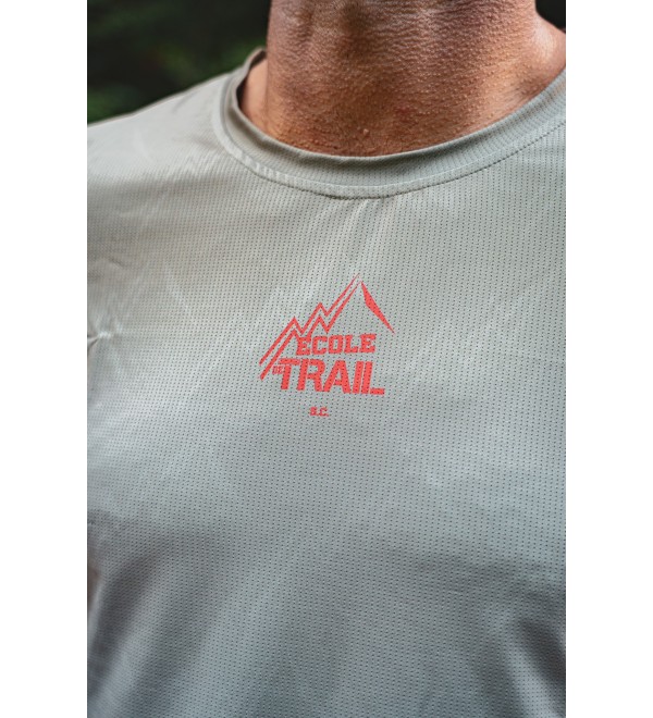 T-shirt Homme École de Trail – Kaki Dégradé