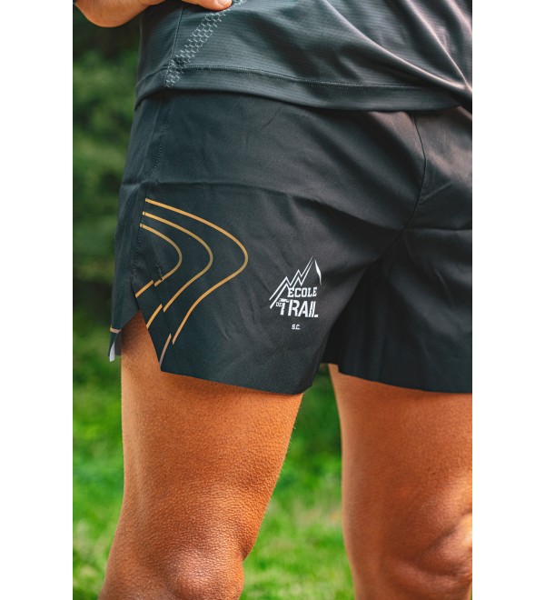 Short Homme École de Trail – Noir dégradé